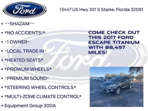 2017 Ford Escape Titanium