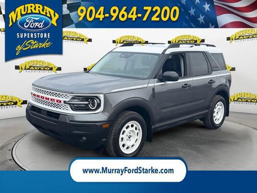 Carbonized Gray Metallic 2026 Ford Bronco Sport Heritage SUV