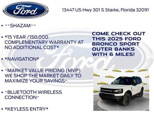 2025 Ford Bronco Sport Outer Banks