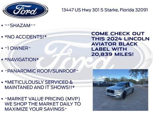 2024 Lincoln Aviator Black Label AWD
