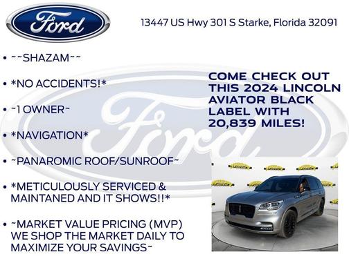 2024 Lincoln Aviator Black Label AWD