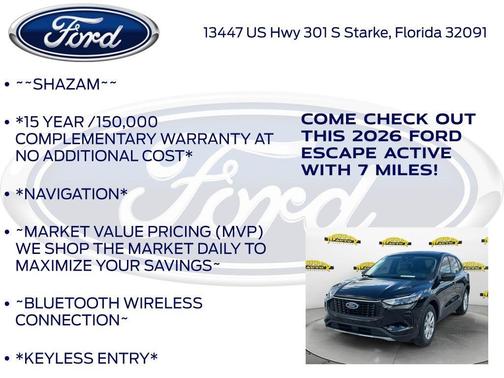 2026 Ford Escape Active