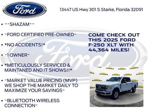 White 2025 Ford F-250 XLT