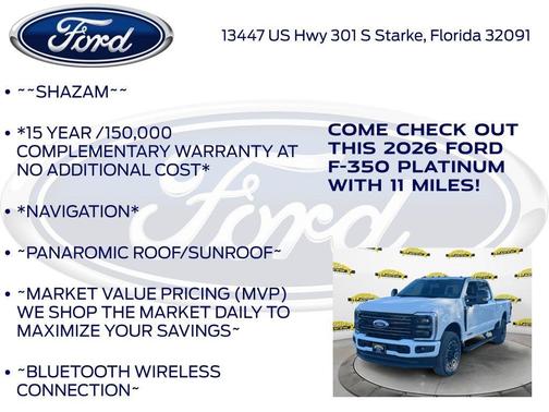 2026 Ford F-350 Platinum