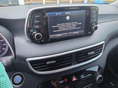 Aqua Blue 2020 Hyundai TUCSON Limited