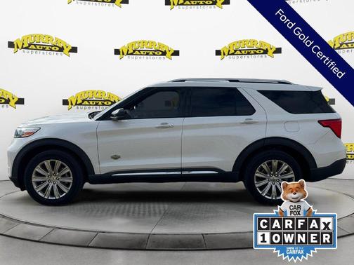 White Metallic 2022 Ford Explorer King Ranch