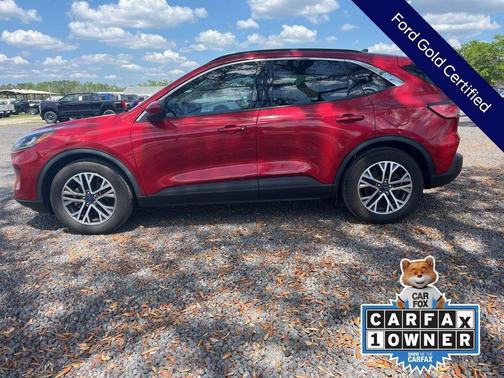 Red 2020 Ford Escape SEL