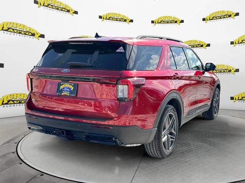 Rapid Red Metallic Tinted Clearcoat 2026 Ford Explorer ST-Line