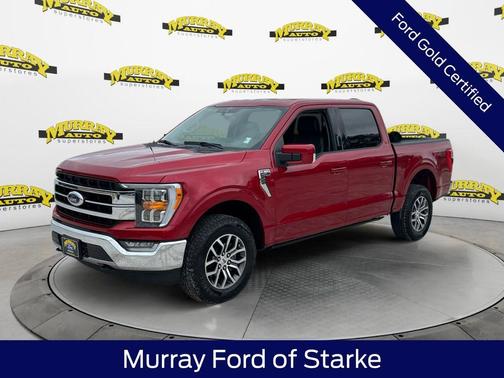 Rapid Red Metallic Tinted Clearcoat 2022 Ford F-150 Lariat Truck
