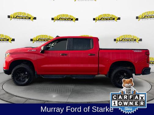 Red 2025 Chevrolet Silverado 1500 Custom Trail Boss