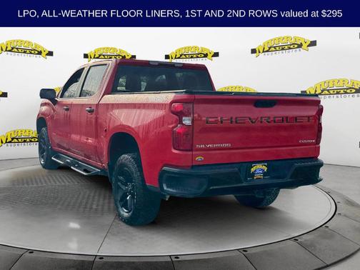 Red 2025 Chevrolet Silverado 1500 Custom Trail Boss