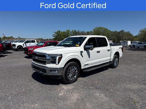 White Metallic 2024 Ford F-150 Lariat