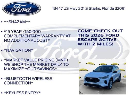 2026 Ford Escape Active