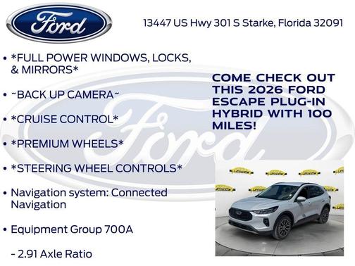 Space Silver 2026 Ford Escape PHEV