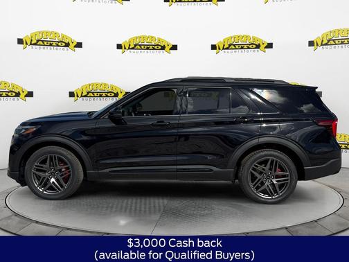 Agate Black Metallic 2026 Ford Explorer ST