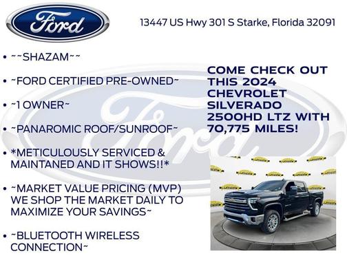 Black 2024 Chevrolet Silverado 2500 LTZ