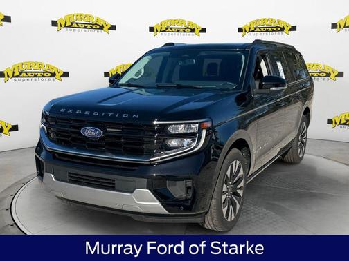 Agate Black Metallic 2026 Ford Expedition Max Platinum SUV