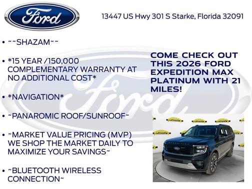 2026 Ford Expedition Max Platinum