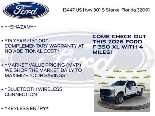 Oxford White 2026 Ford F-350 XL
