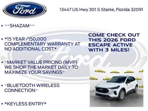 2026 Ford Escape Active