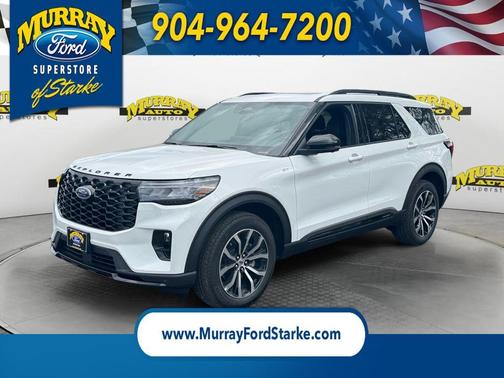 Star White 2026 Ford Explorer ST-Line