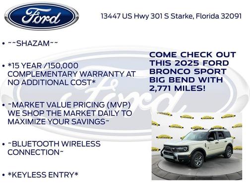 2025 Ford Bronco Sport Big Bend