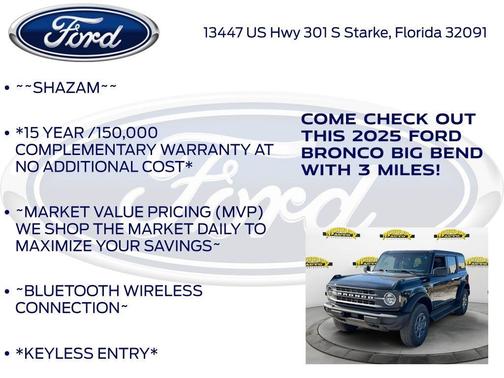 2025 Ford Bronco Big Bend