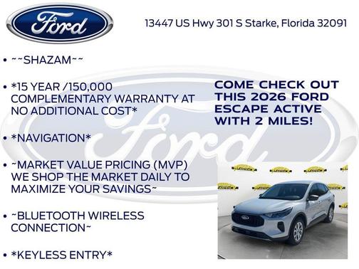 2026 Ford Escape Active