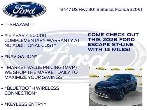 2026 Ford Escape ST-Line