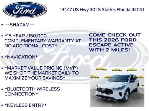 2026 Ford Escape Active