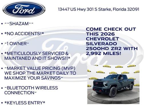 Cypress 2026 Chevrolet Silverado 2500 ZR2