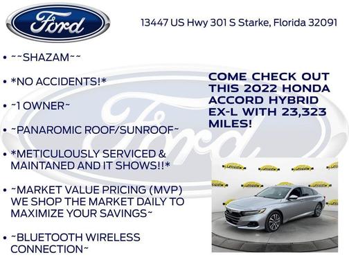 2022 Honda Accord Hybrid EX-L