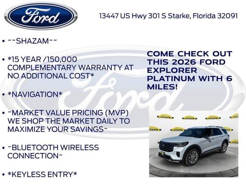 2026 Ford Explorer Platinum