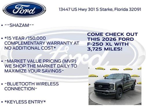 Carbonized Gray Metallic 2026 Ford F-250 XL