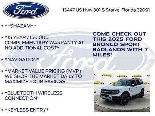2025 Ford Bronco Sport Badlands