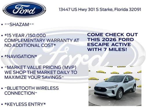 2026 Ford Escape Active