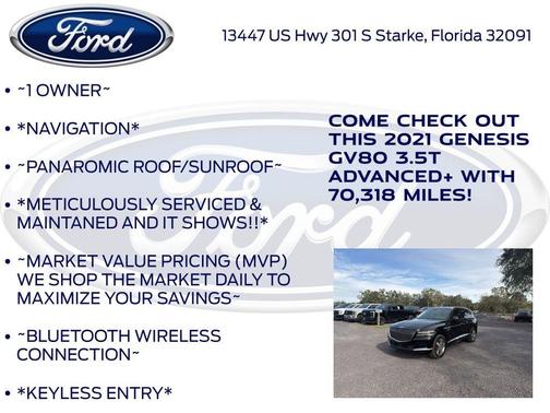 2021 Genesis GV80 3.5T