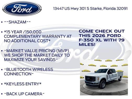 Oxford White 2026 Ford F-350 XL