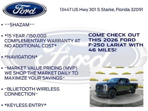 2026 Ford F-250 Lariat