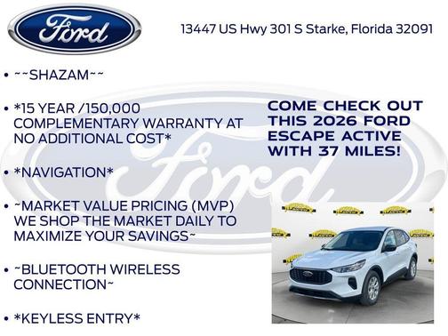 2026 Ford Escape Active