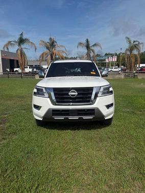 Aspen White 2022 Nissan Armada Platinum
