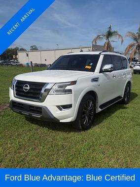 Aspen White 2022 Nissan Armada Platinum