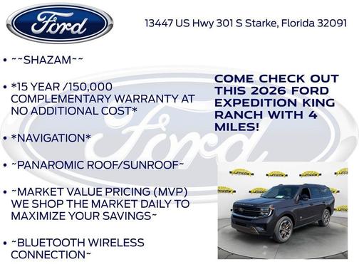 Dark Matter Gray Metallic 2026 Ford Expedition King Ranch