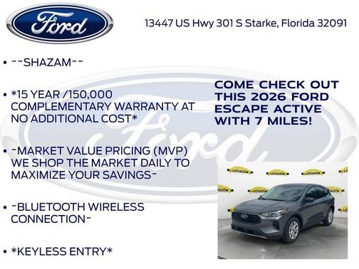 2026 Ford Escape Active