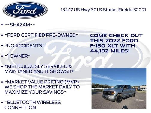 Silver Metallic 2022 Ford F-150 XLT
