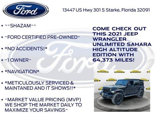 2021 Jeep Wrangler Unlimited Sahara Altitude