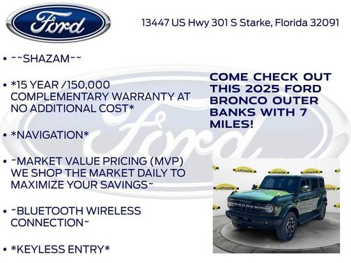 2025 Ford Bronco Outer Banks