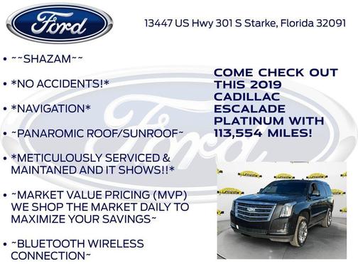 2019 Cadillac Escalade Platinum