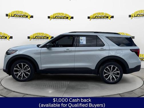 Space White Metallic 2026 Ford Explorer ST-Line