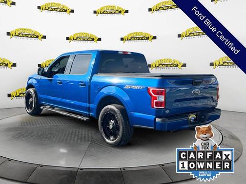 Lightning Blue 2018 Ford F-150 XLT